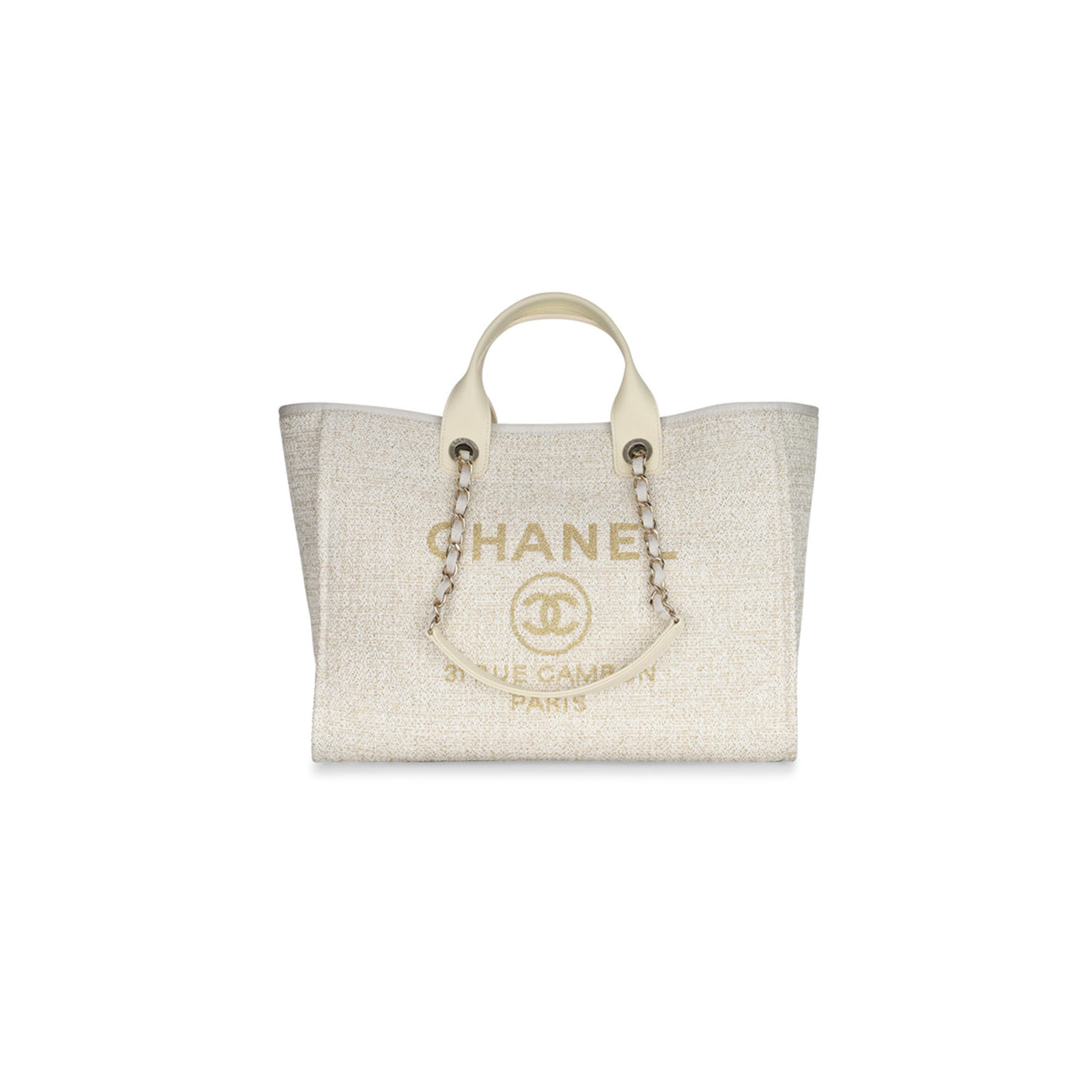 Ch**el deauville medium canvas lamb a67001 (39*30*22cm)